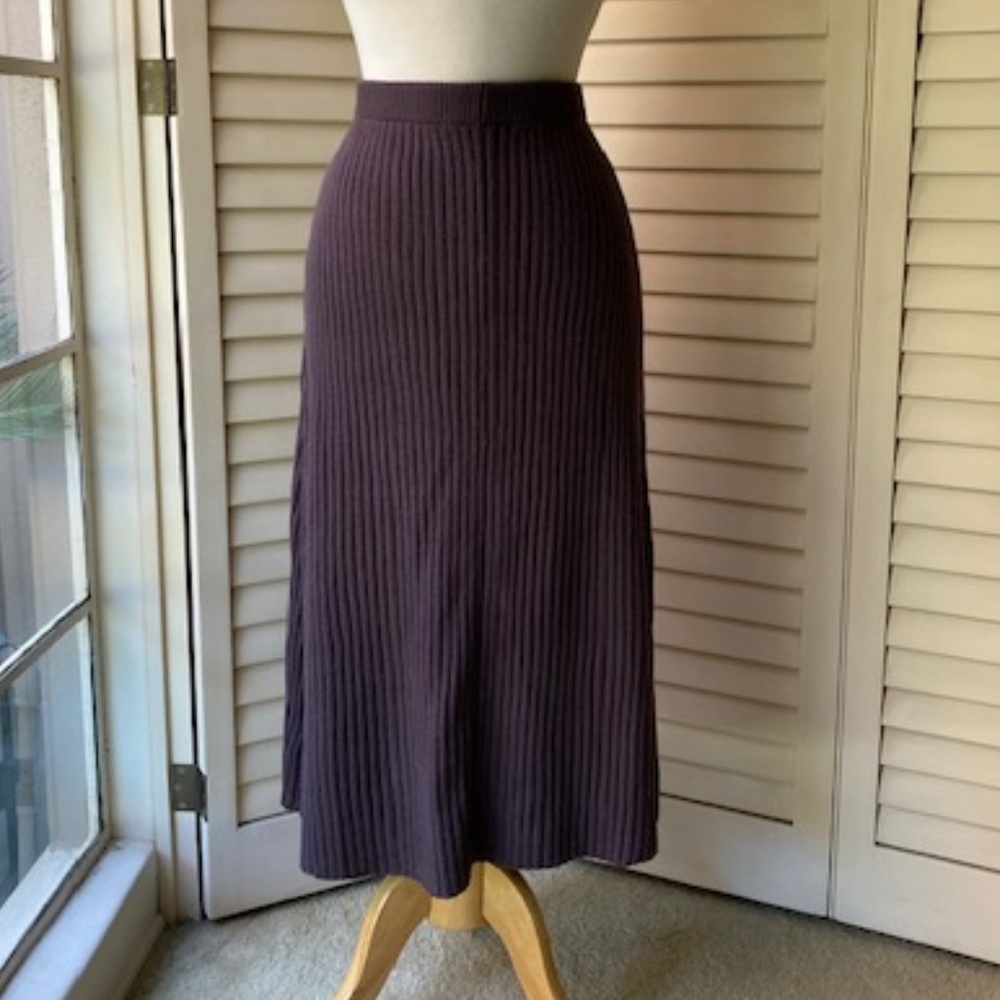 Terra & Sky Sweater Knit Skirt NWOT